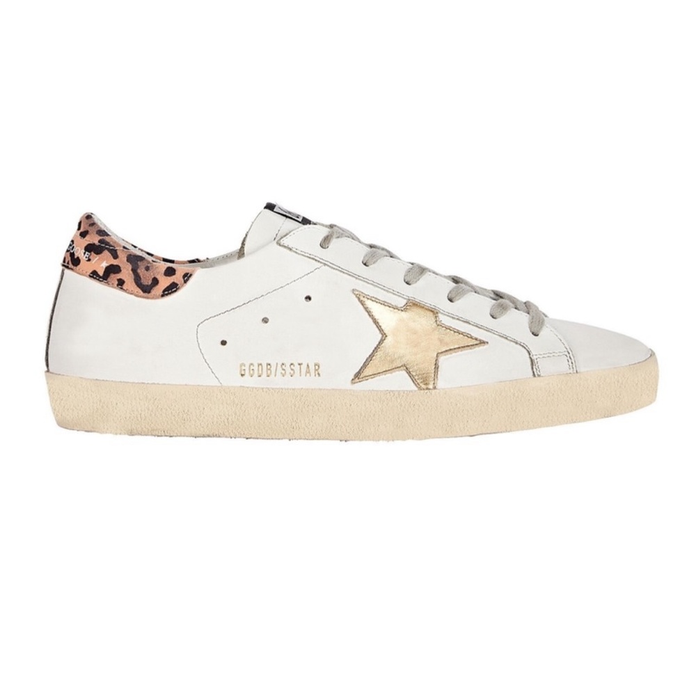 Golden Goose Pink Leopard Superstars